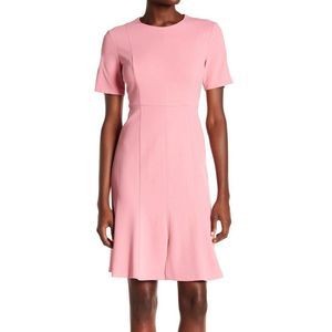 DONNA MORGAN | sz 14 pink crepe Leah dress